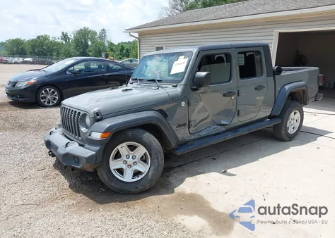 2020 Jeep Gladiator Sport S 4X4 из США, поврежденный, VIN 1C6HJTAG9LL205114